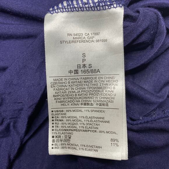 Gap Body Modal Blend Hooded Long Sleeve in Navy - Picture 4 of 6